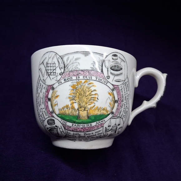 Antique Adams Of England Breakfast Cup Mug And Saucer Warranted Staffordshire - Picture 4 of 16